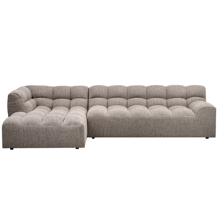 WOOOD Allure Chaise Longue Bank Links - Stof - Klei - 79x324x165