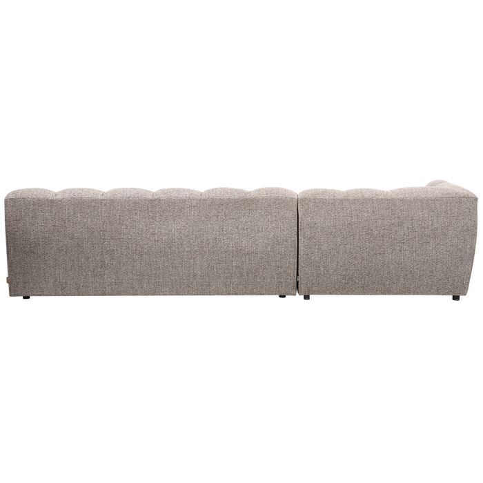 WOOOD Allure Chaise Longue Bank Links - Stof - Klei - 79x324x165
