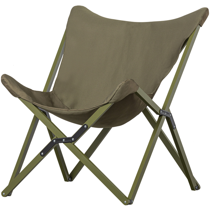 vtwonen Lazy Afternoon Opvouwbare Tuinstoel - Polyester - Groen