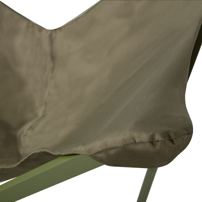 vtwonen Lazy Afternoon Opvouwbare Tuinstoel - Polyester - Groen