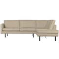 WOOOD Rodeo Hoekbank Rechts - Bouclé - Beige - 85x266x213