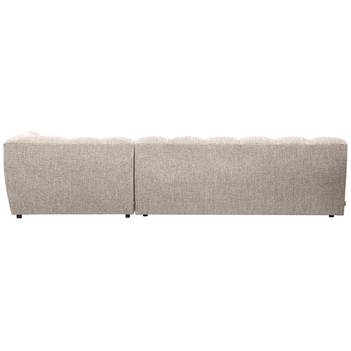 WOOOD Allure Chaise Longue Bank Rechts - Stof - Naturel - 79x324x165