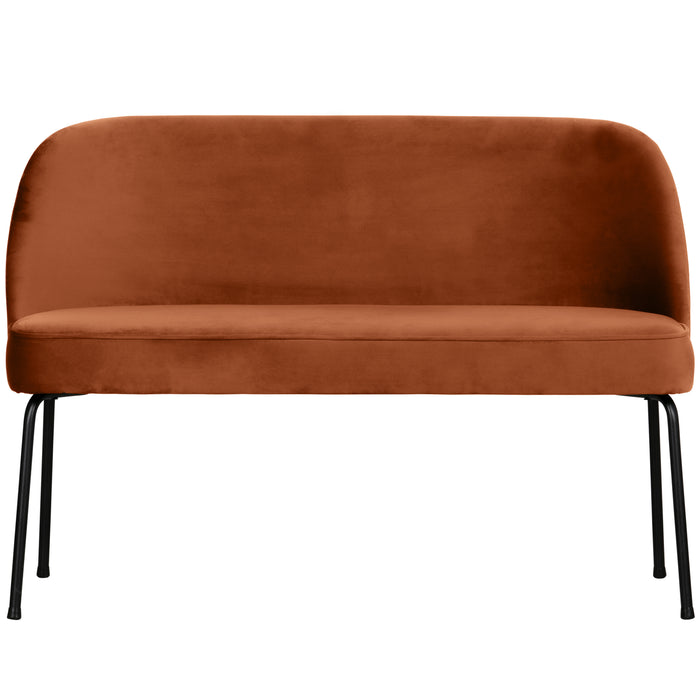 WOOOD Vogue Eetbank - Velvet - Roest - 83x120x59