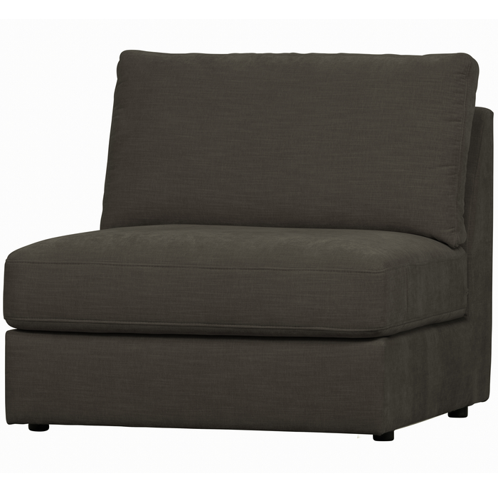 vtwonen Family 1-Zits Bank Element Zonder Arm - Polyester - Antraciet