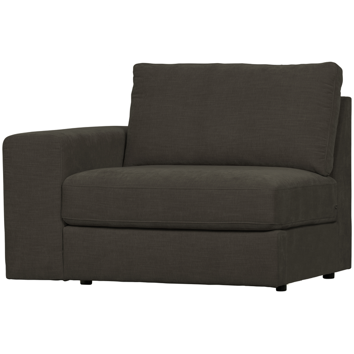 vtwonen Family 1-Zits Bank Element Arm Links - Polyester - Antraciet