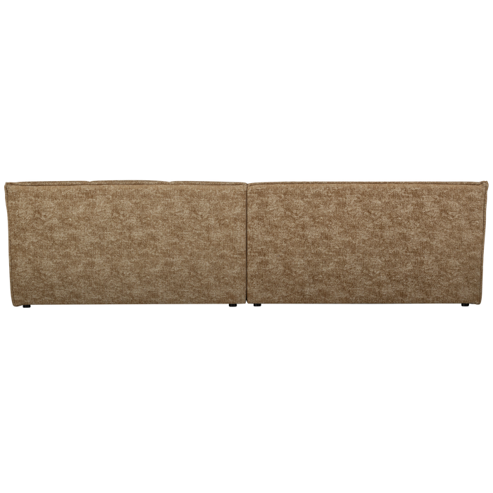 WOOOD Timor 4-Zits Bank - Polyester - Caramel Melange - 81x297x92