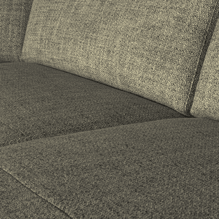 WOOOD Avelon U-Bank - Polyester - Melange - 78x315x205