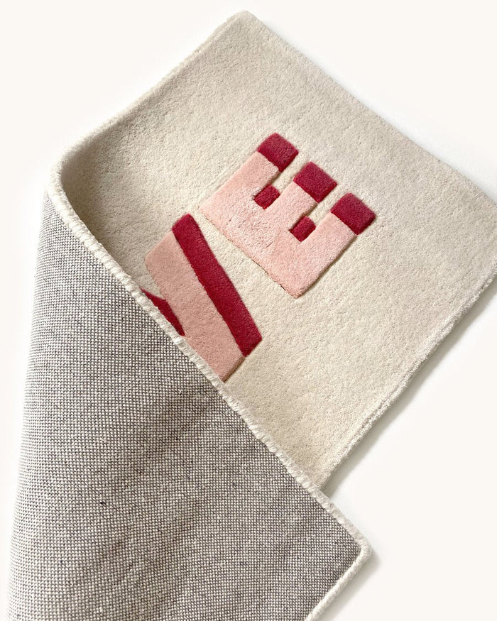 MAISON DEUX Vloerkleed LOVE 100 x 50 cm