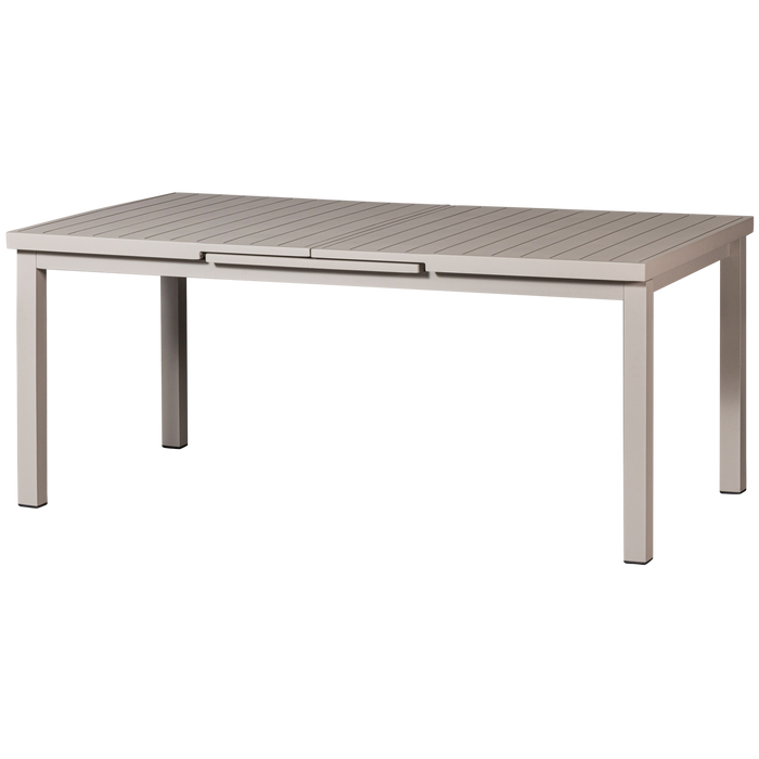 WOOOD Mobile Uitschuifbare Tuintafel - Aluminium - Zand - 79x240x100