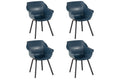 Hartman Sophie Element Tuinstoel - Set van 4 - Steel Blue