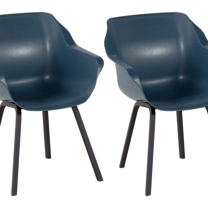 Hartman Sophie Element Tuinstoel - Set van 2 - Steel Blue