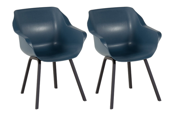 Hartman Sophie Element Tuinstoel - Set van 2 - Steel Blue