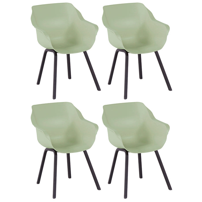 Hartman Sophie Element Tuinstoel - Set van 4 - French Green