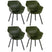 Hartman Sophie Element Tuinstoel - Set van 4 - Moss Green
