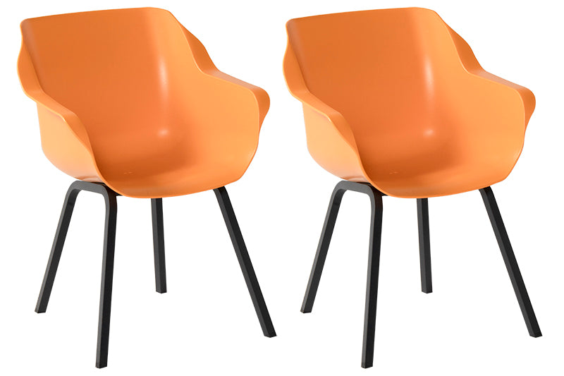 Hartman Sophie Element Tuinstoel - Set van 2 - Indian Orange