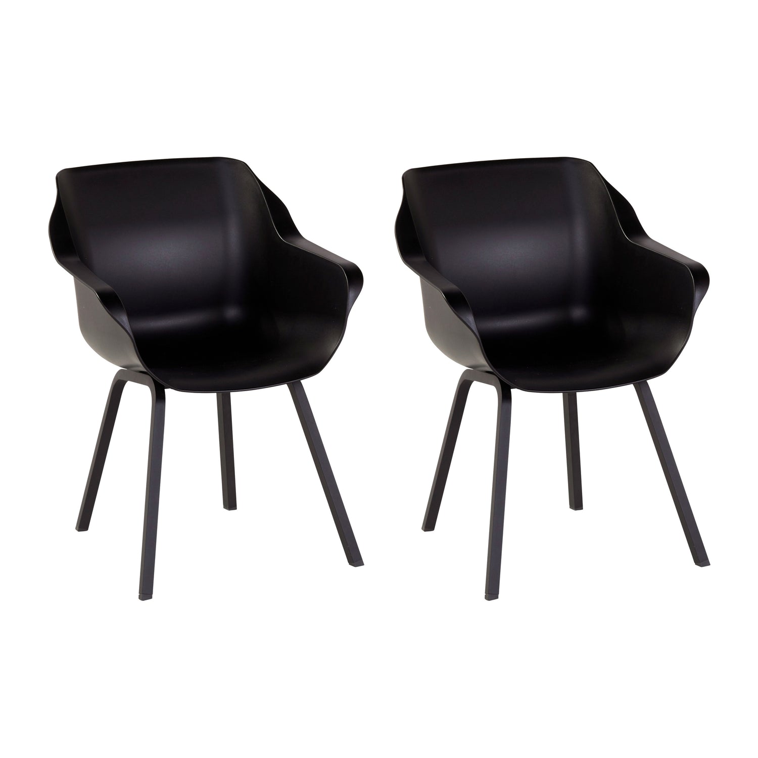 Hartman Sophie Element Tuinstoel - Set van 2 - Carbon Black