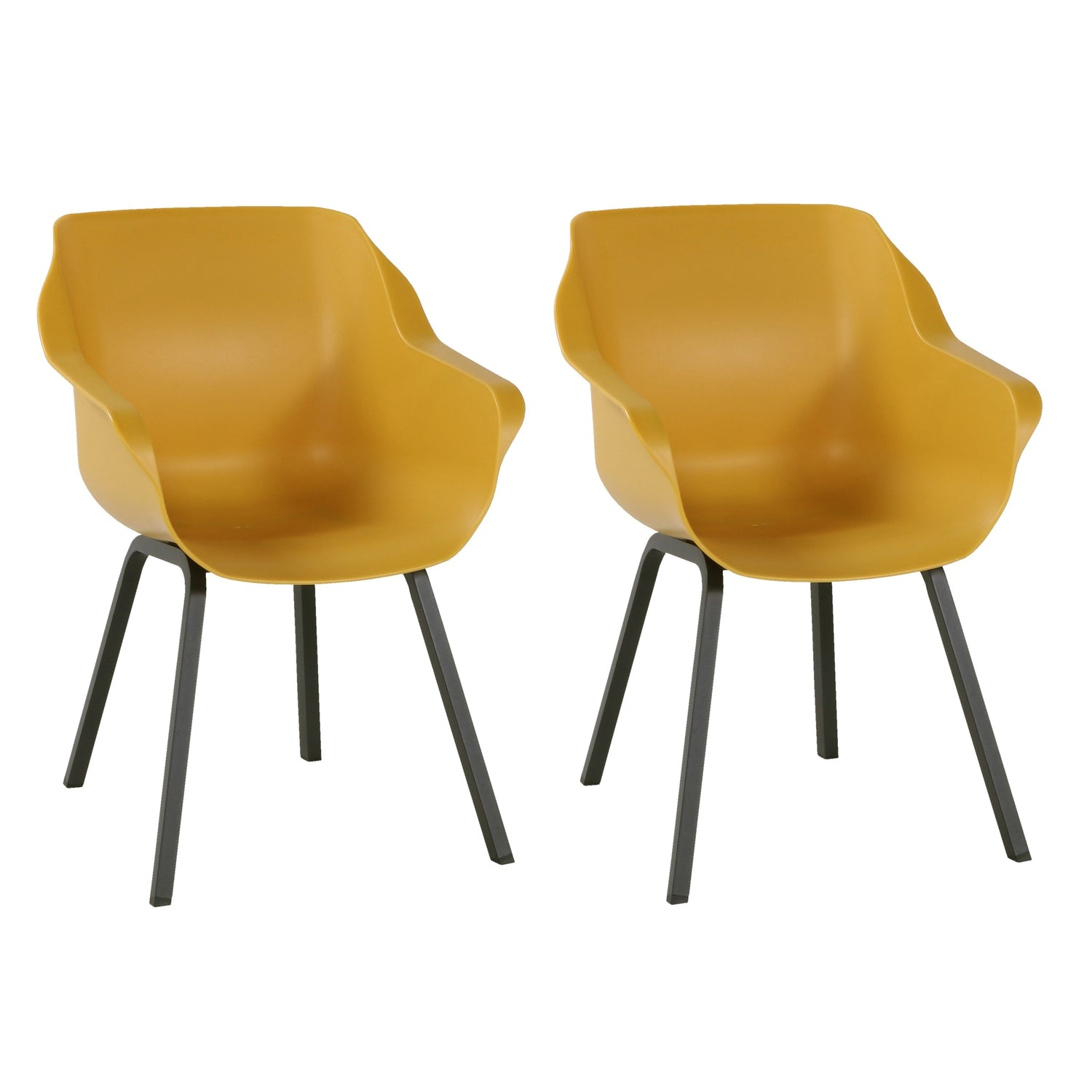 Hartman Sophie Element Tuinstoel - Set van 2 - Curry Yellow