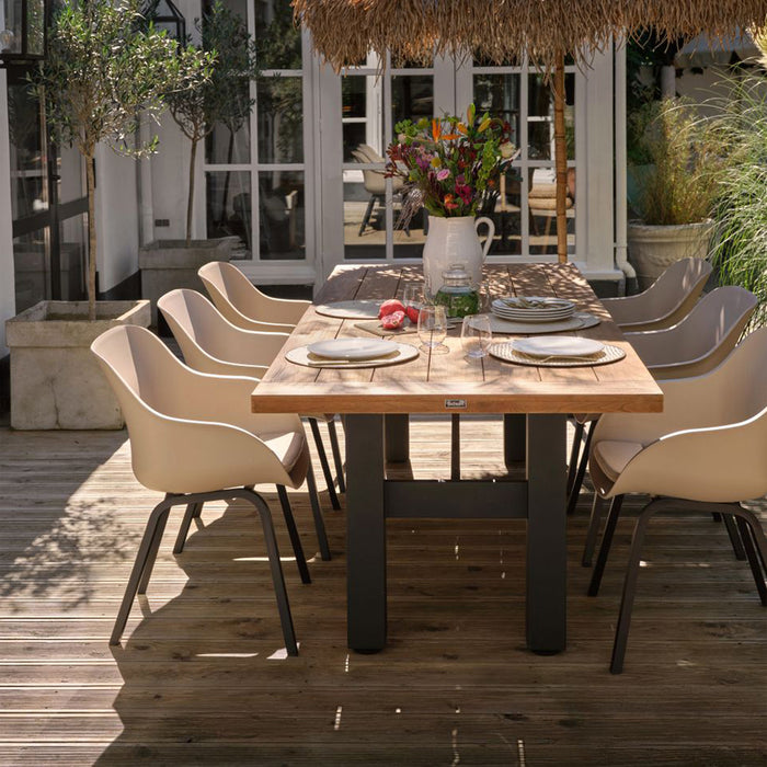 Hartman Le Soleil Tuinstoel Set van 2 - Taupe/Zwart