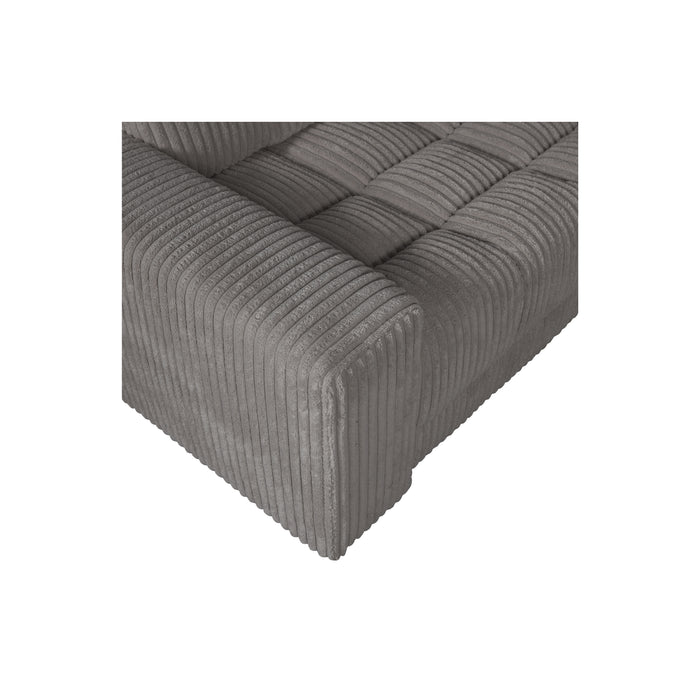 WOOOD Second Date Hoekbank Links - Grove Ribstof - Terrazzo