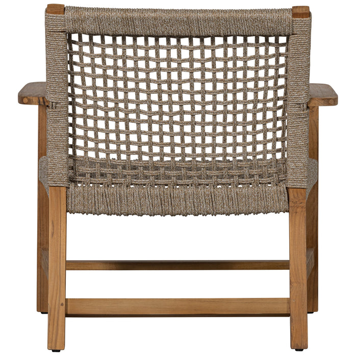 WOOOD Copper Tuin Fauteuils - Teak - Naturel - 79x76x85 - Set van 2