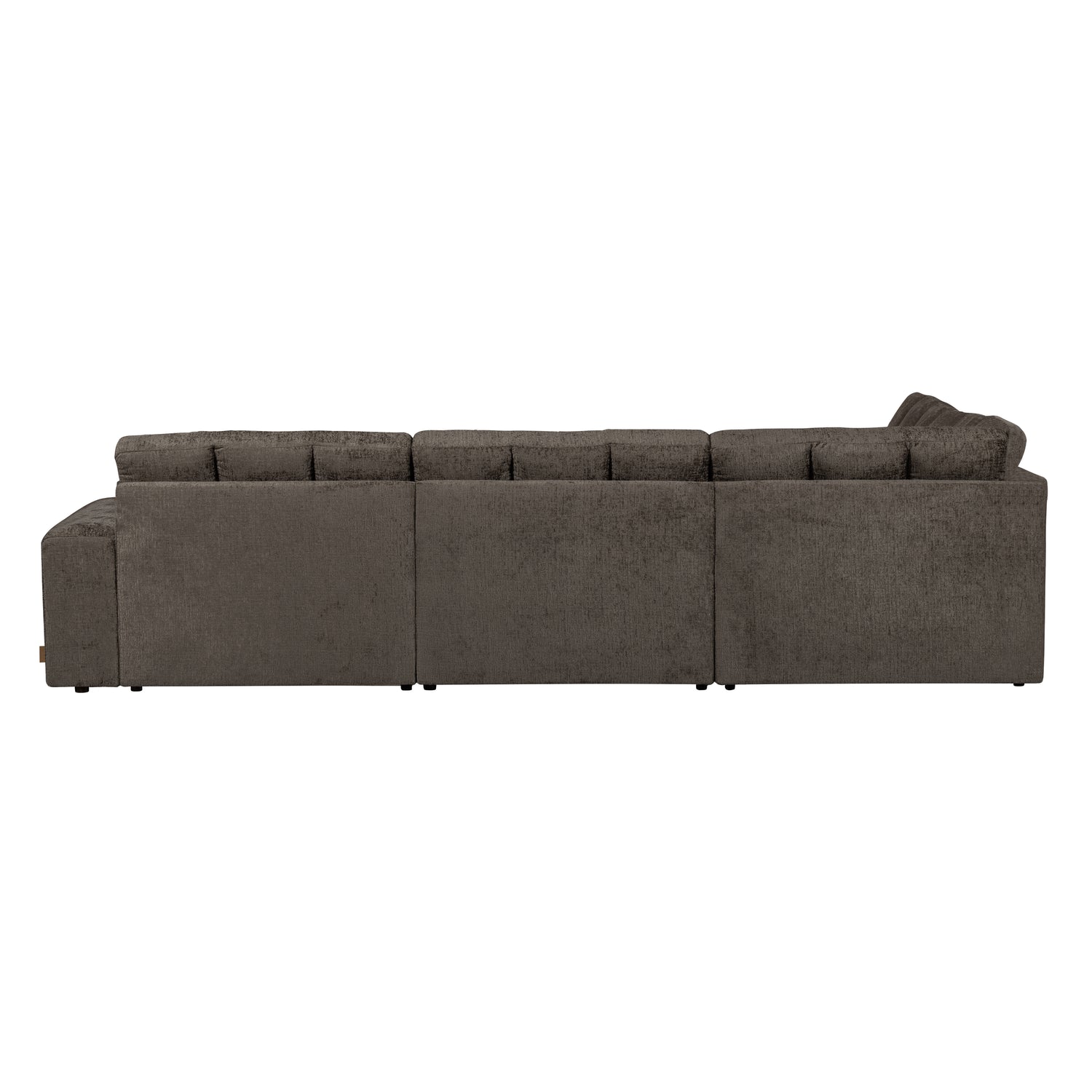 WOOOD Second Date Hoekbank Links - Structure Velvet - Mountain