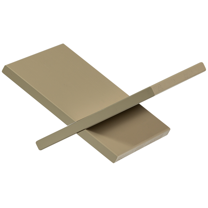 WOOOD Jet Boekenstandaard - Grenen - Mud - 19x40x26