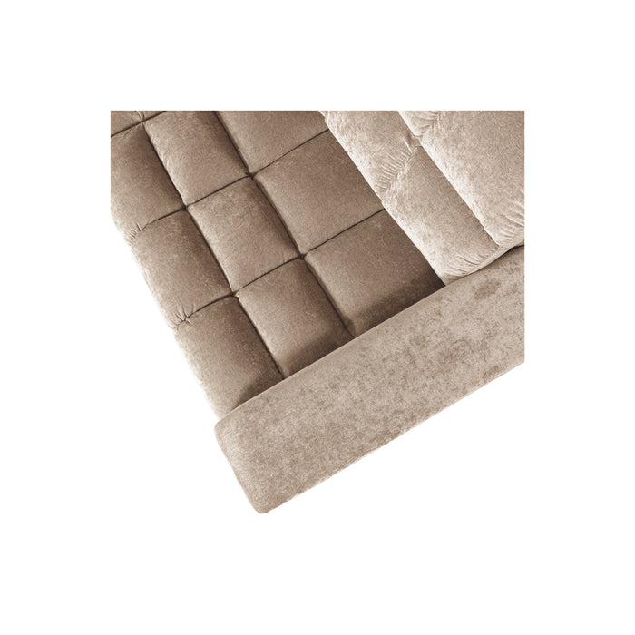 WOOOD Second Date Hoekbank Links - Vintage - Nougat