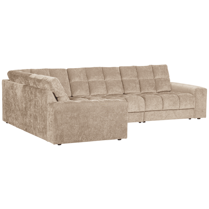 WOOOD Second Date Hoekbank Links - Vintage - Nougat