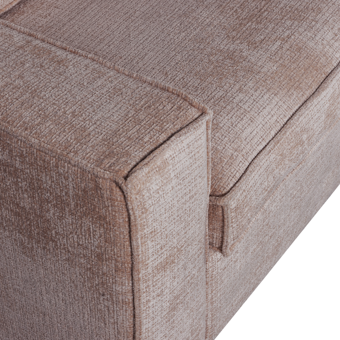 WOOOD Hoekbank Rechts Hajo - Chenille - Taupe - 84x283x197