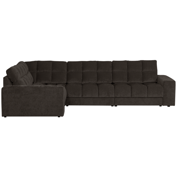 WOOOD Second Date Hoekbank Links - Vintage - Antraciet