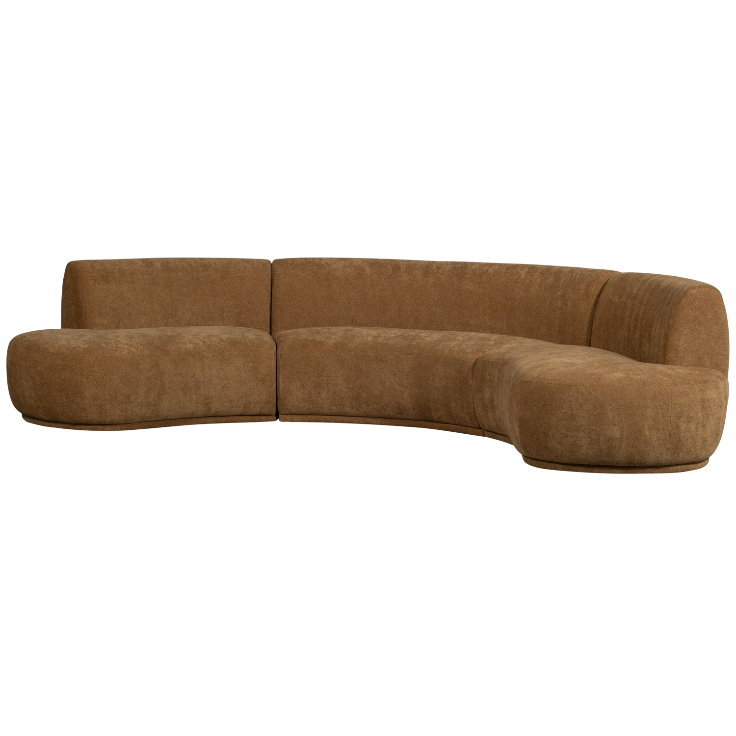 WOOOD Batavier Bank - Polyester - Mosterd - 75x336x180