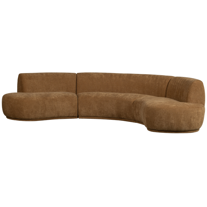 WOOOD Batavier Bank - Polyester - Mosterd - 75x336x180