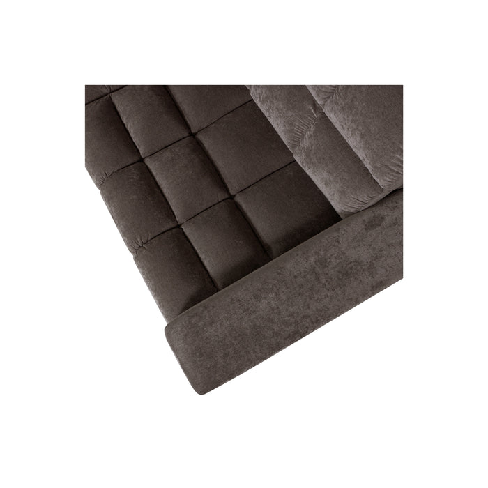 WOOOD Second Date Hoekbank Links - Vintage - Warm Grijs