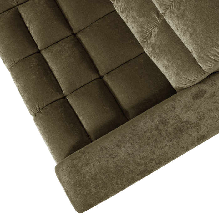 WOOOD Second Date Hoekbank Rechts - Vintage - Groen