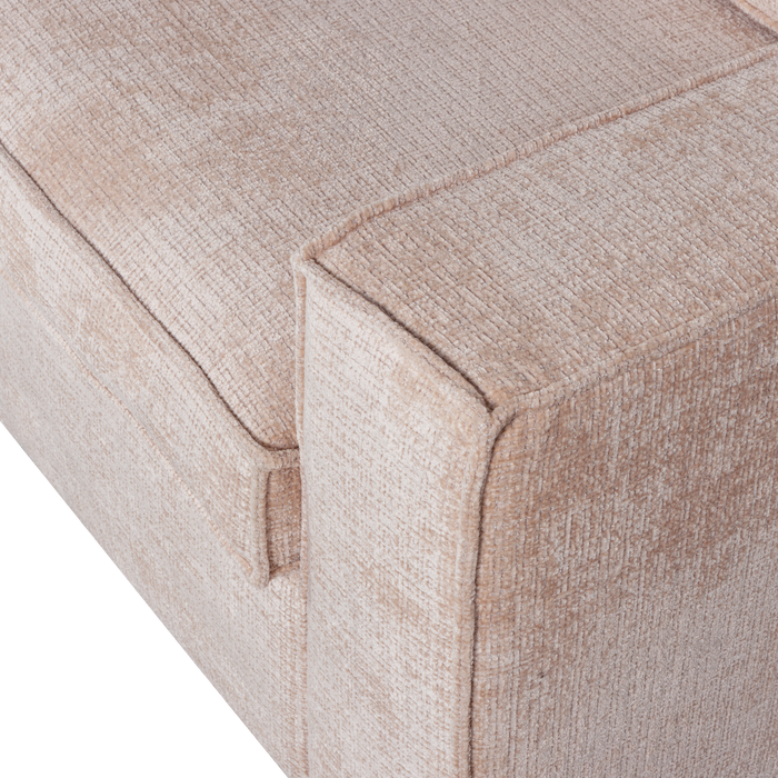 WOOOD Hoekbank Links Hajo - Chenille - Sand - 84x283x197