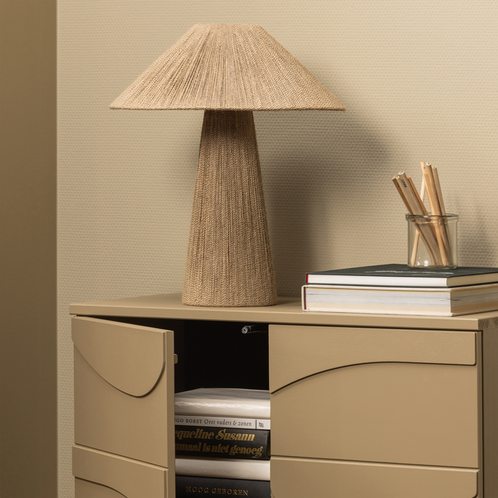 WOOOD Teo Kast - Grenenhout - Mud - 116x72x35