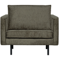 WOOOD Fauteuil Rodeo - Structure Velvet - Frost - 85x105x86