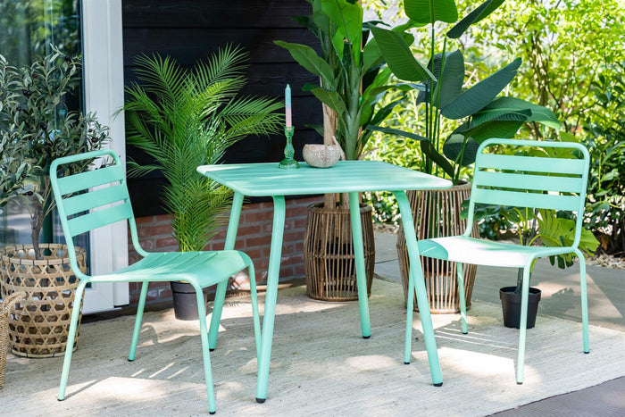 Metalen vierkante tuintafel Max cactus