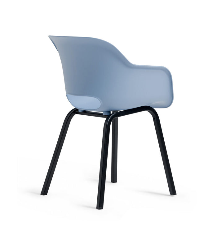 Keter Noa Tuinstoel - 2 stuks - 55x56,5x80cm - metalen frame - Blauw