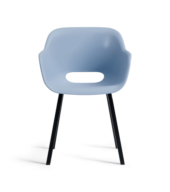 Keter Noa Tuinstoel - 2 stuks - 55x56,5x80cm - metalen frame - Blauw