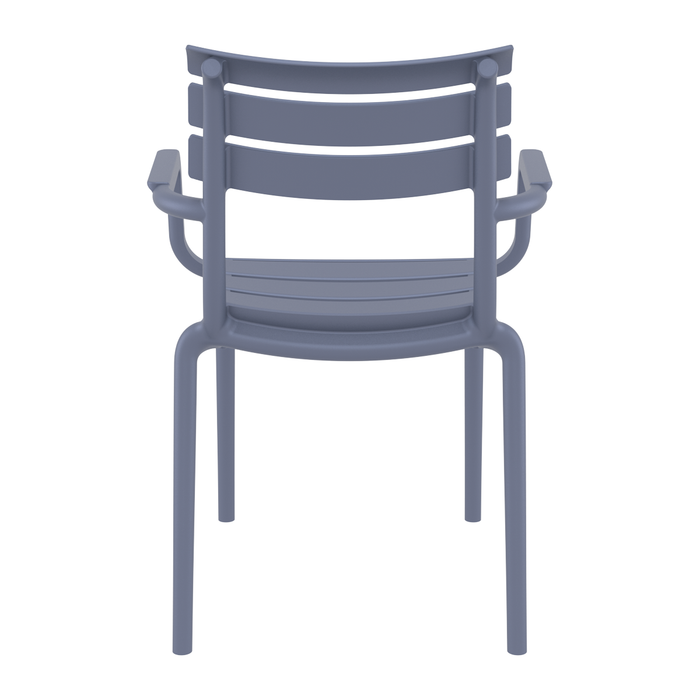 Paris tuinstoel - donker grijs