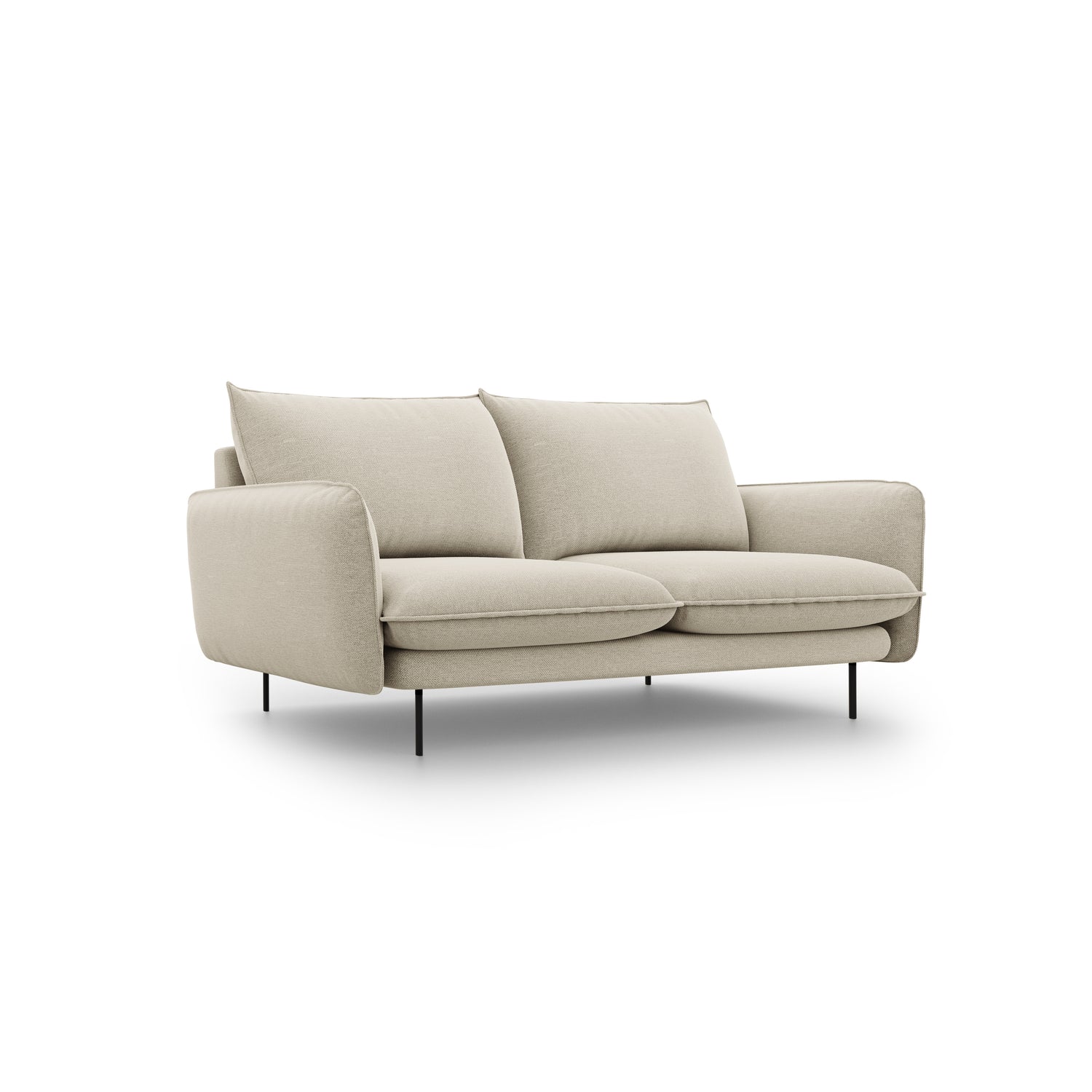 Cosmopolitan Design Vienna 2-zitsbank - Linnen - Beige