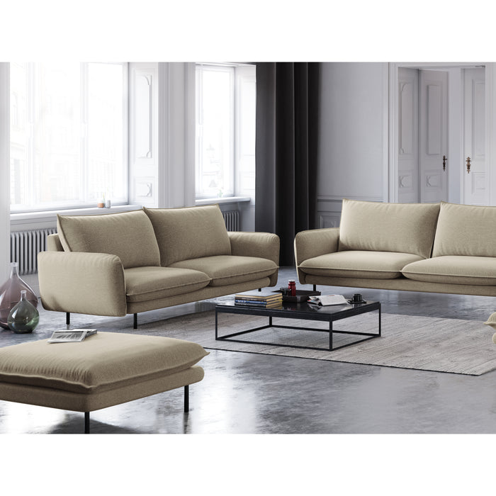 Cosmopolitan Design Vienna 2-zitsbank - Linnen - Beige