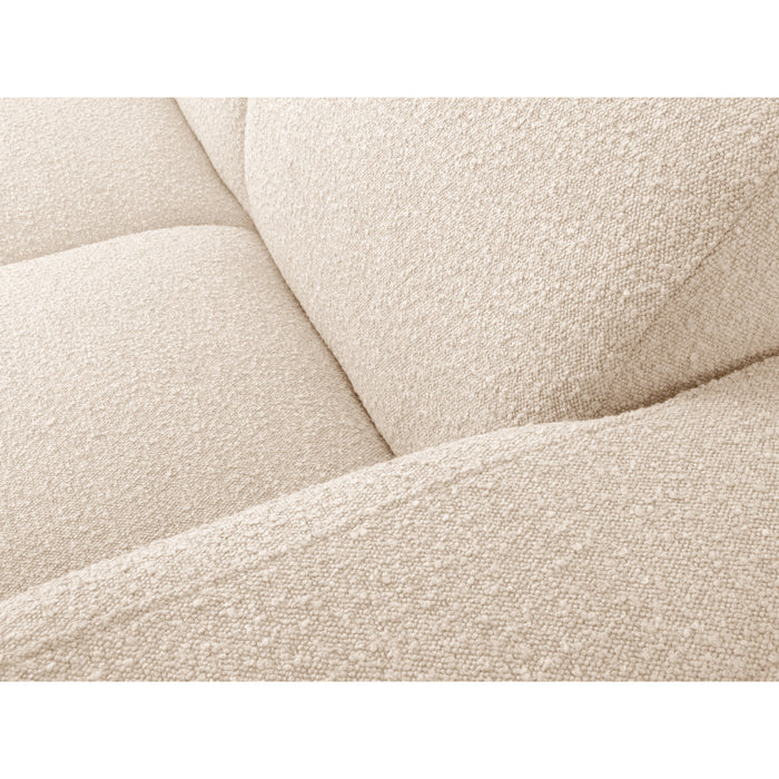 Windsor & Co Lola Hoekbank met Chaise Longue Rechts - Bouclé - Lichtbeige