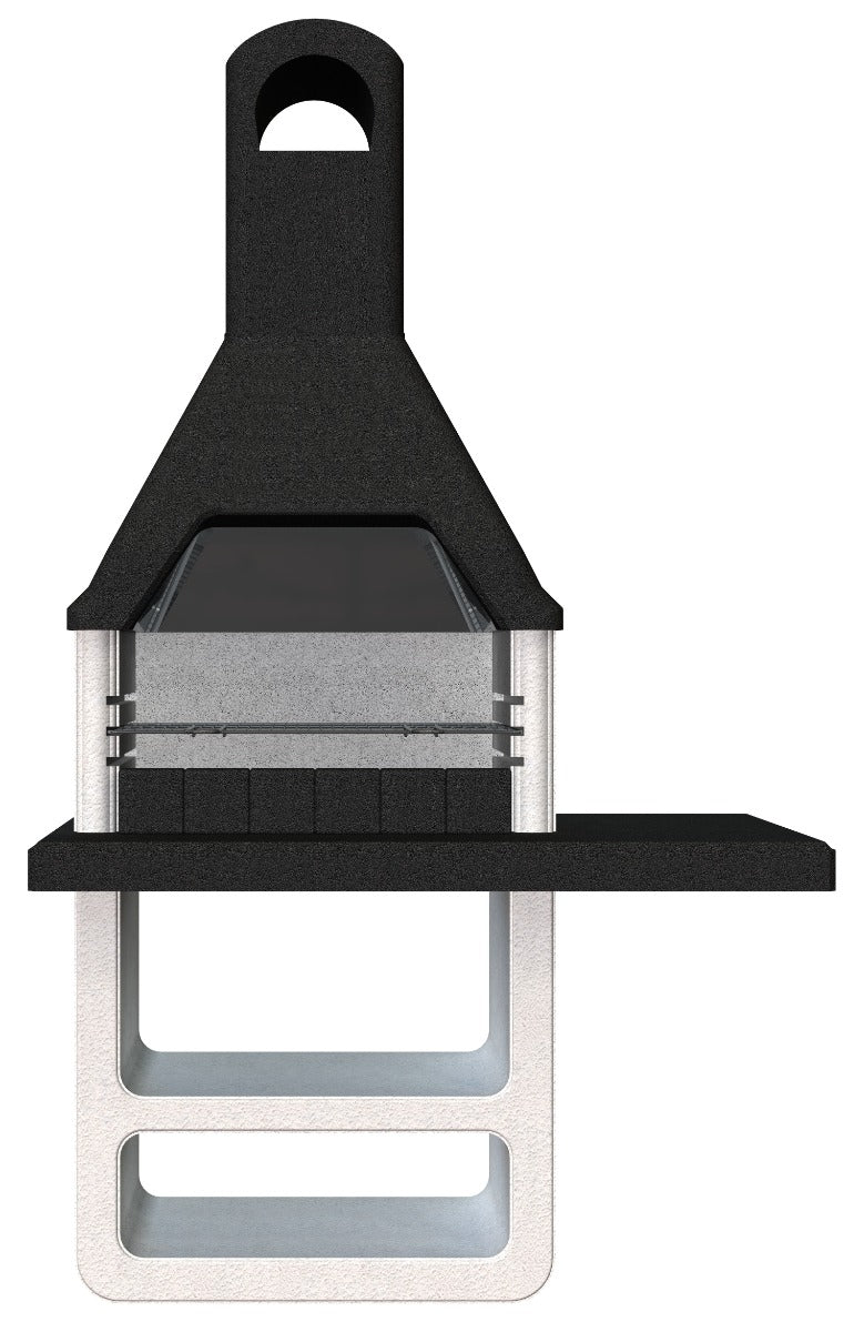 Sarom Fuoco - Betonnen barbecue - Prometeo - 125 x 64 x 215,5 cm