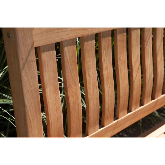 WOOOD Comfort Tuinbank 2-Zits - Teak - Naturel  - 95x123x57