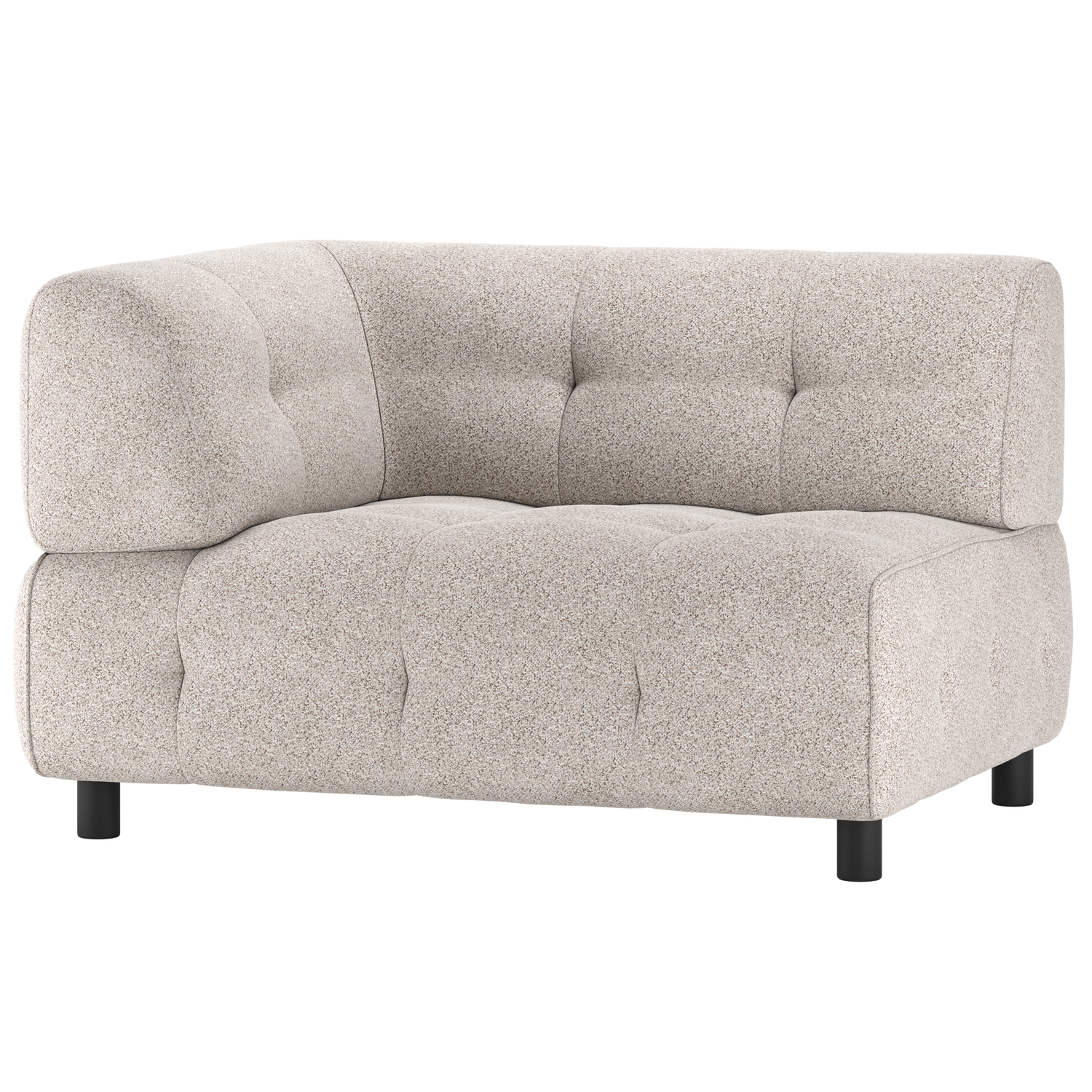 WOOOD Louis 1,5-Zits Element Met Arm - Polyester - Powder - 73x122x90