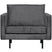 WOOOD Fauteuil Rodeo - Structure Velvet - Mountain - 85x105x86