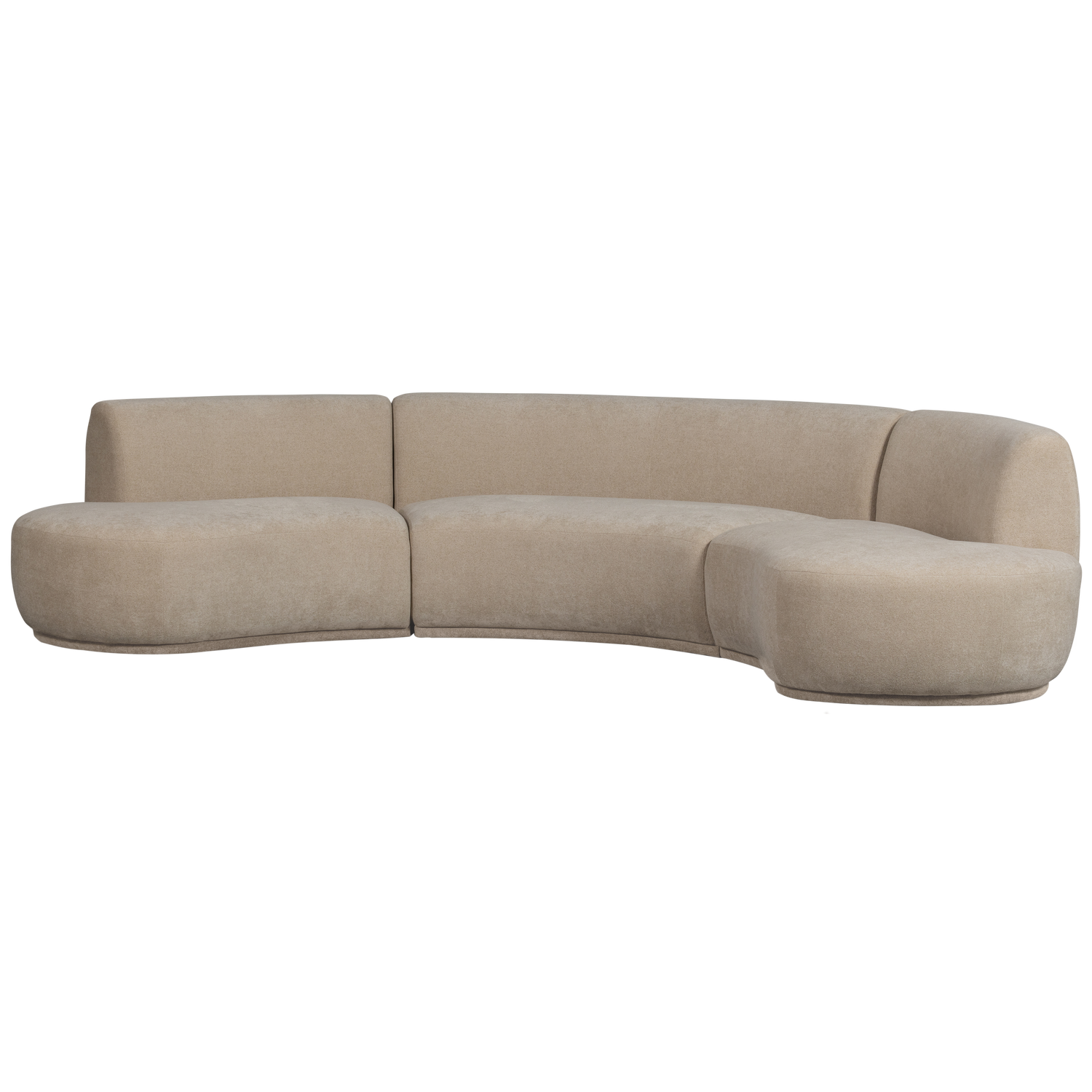 WOOOD Batavier Bank - Polyester - Naturel - 75x336x180