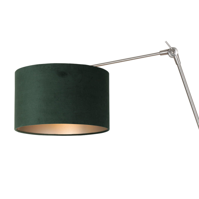 Steinhauer - wandlamp - Prestige Chic - staal - metaal velours stof - schemerlamp - E27 - 8109ST